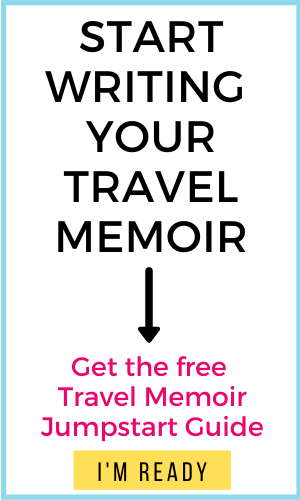 image of text box start writing your travel memoir